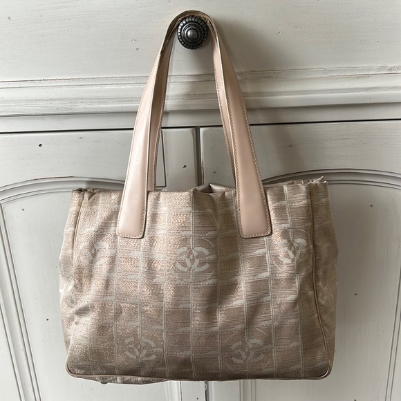 Authentic CHANEL TRAVEL LINE Tote - Picture 1 of 17